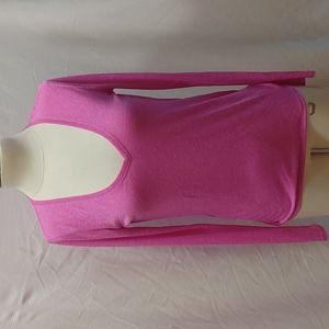 Victoria Secret long sleeve tee hot pink excellent condition Size xs